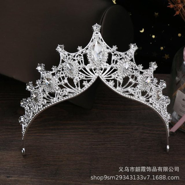Wucifang Jewelry Krone, Kristall, gray, Damen - Bild 1