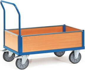 Fetra Kastenwagen 2561 in Blau mit TPE-Reifen und 600 kg Tragkraft - Bild 1