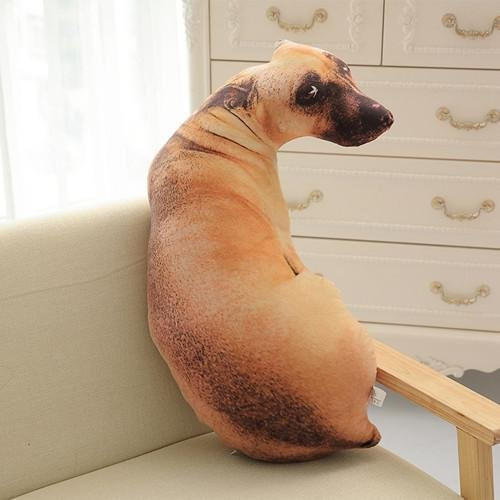 Yiran toy Simulationshund Plüschtier, 50cm, Braun - Bild 1