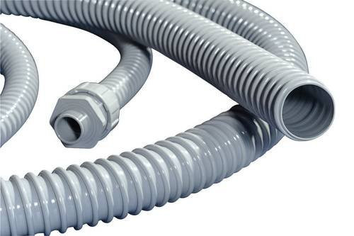 HellermannTyton PSR25 Wellrohr Grau 22mm Meterware aus Kunststoff - Bild 1