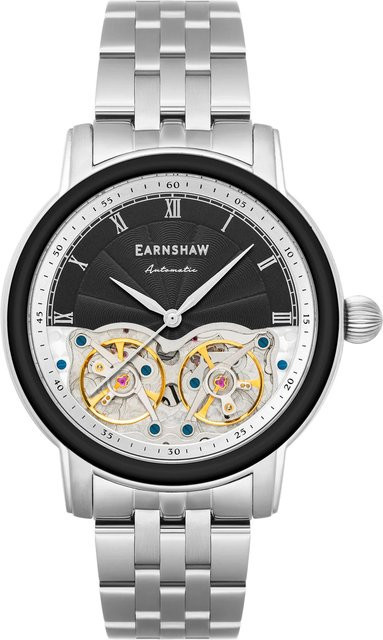 Thomas Earnshaw Armbanduhr Automatik, Edelstahl, Schwarz, 42 mm, Herren - Bild 1