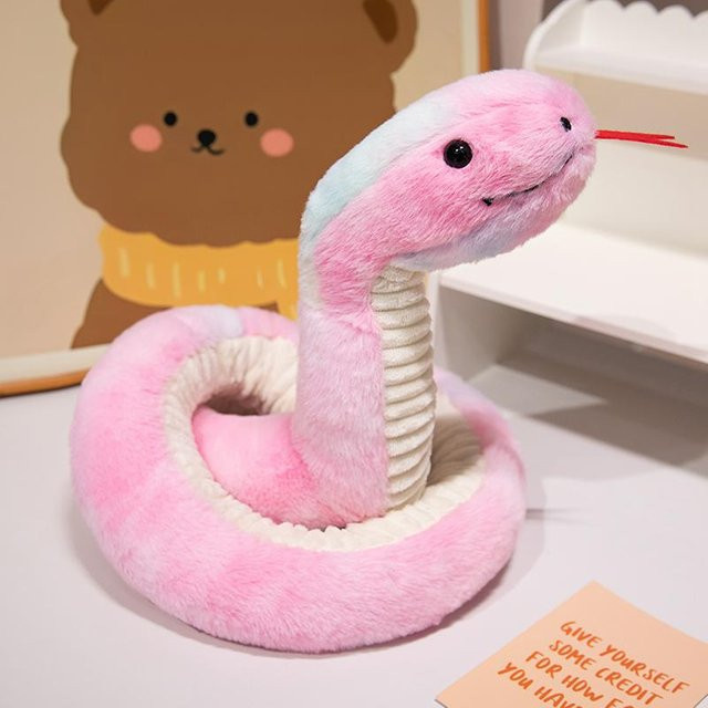 Yiran toy Schlangen Plüschtier, Bunt, 120cm - Bild 1