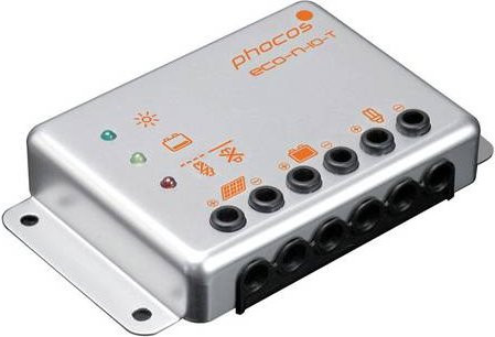 Phocos Solarladeregler ECO-N-20-T PWM Laderegler 12V/24V 20A in Silber - Bild 1