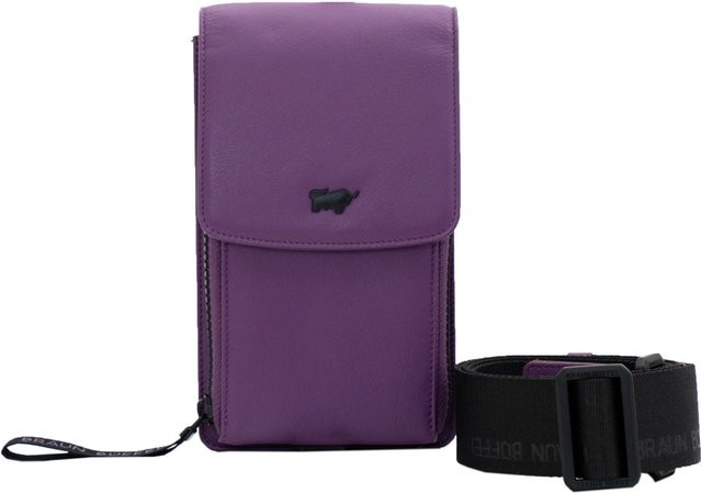 Braun Büffel Umhängetasche XS, viola - Bild 1