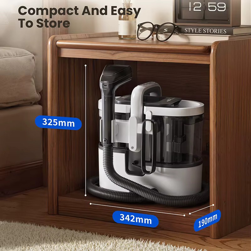 Teendow C7 MAX Teppich- und Dampfsauger mit 1800W, 16 kPa Saugkraft und Doppeltank - Bild 8