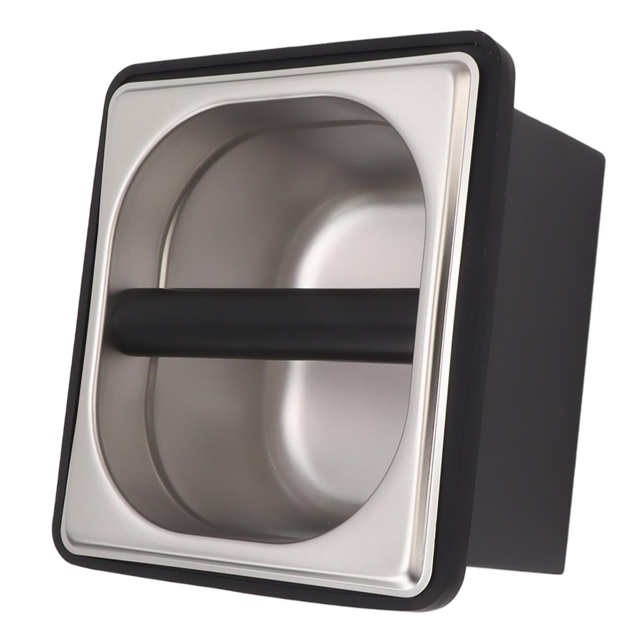 TOMTOP JMS Kaffee-Knockbox aus Edelstahl mit abnehmbarem Bodenbehälter in Silber - Bild 2