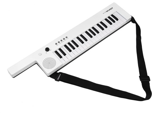 Igeteck Elektronisches Klavier mit Mini-Tastatur, 37 Tasten, weiß - Bild 1