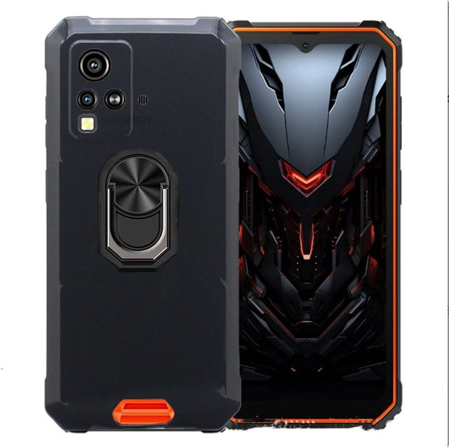 Blackview BV4800 SE BV4800 BV4800 Pro Silikon Schutzhülle mit Ringhalterung in Transparent - Bild 1