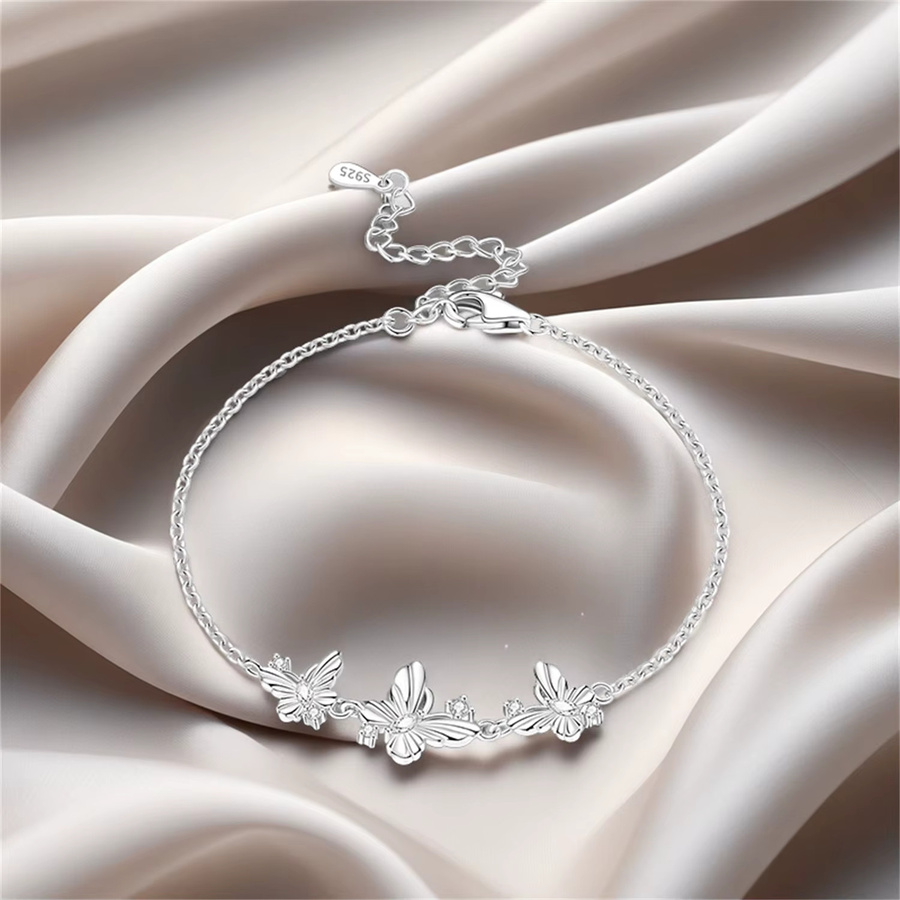CYCUFF Armband, 925 Silber, Stern-Schmetterling, Zirkonia, Damen - Bild 3
