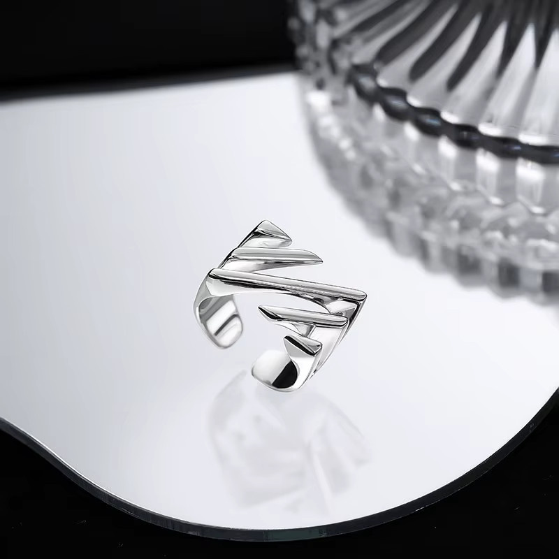 BF CLUB Ring, 925 Silber, Damen, geometrisch - Bild 2