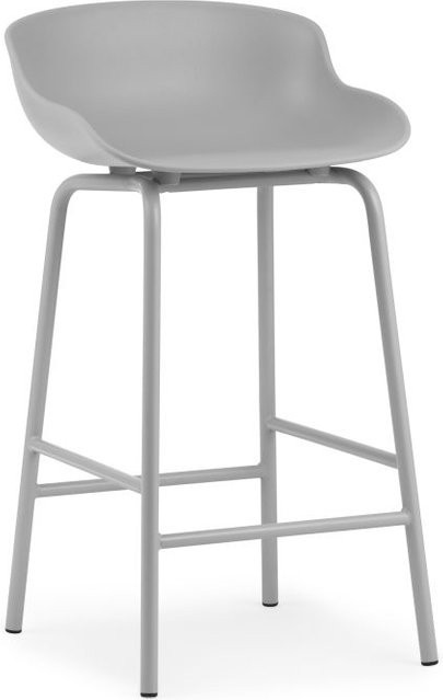 Normann Copenhagen Hyg Barhocker im skandinavischen Stil, Farbe: Grau, Höhe: 65 cm - Bild 1
