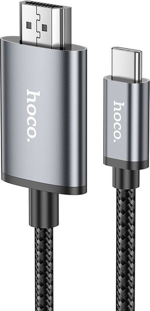 HOCO UA27 USB-C auf HDMI Audio- und Videokabel, Grau, Länge: 2 m - Bild 1