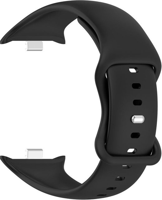 PINSENDA Uhrenarmband Silikon, Schwarz, Unisex - Bild 1