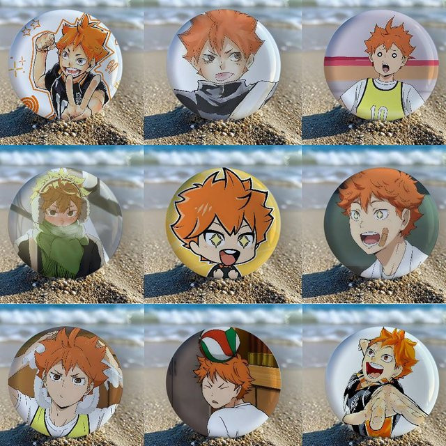 Brosche Anime S-Shoyo Hinata-s Cover, Bunt, Verspielt - Bild 1