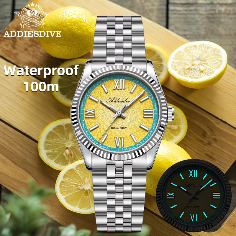 ADDIESDIVE Armbanduhr Edelstahl, Quarz, Bunt, Herren - Bild 2