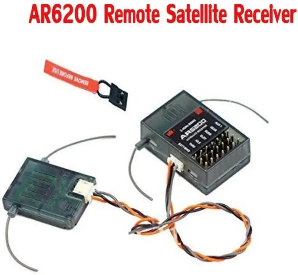 MKronRC AR6200 DSM2 6-Kanal-Empfänger mit Satelliten-Dual-Empfänger-Redundanz 10g ultraleicht - Bild 1