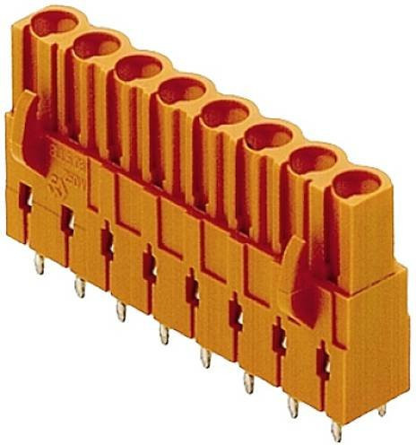 Weidmüller Buchsengehäuse-Platine BL/SL Polzahl 4, Grau und Orange, 90 Stück - Bild 1