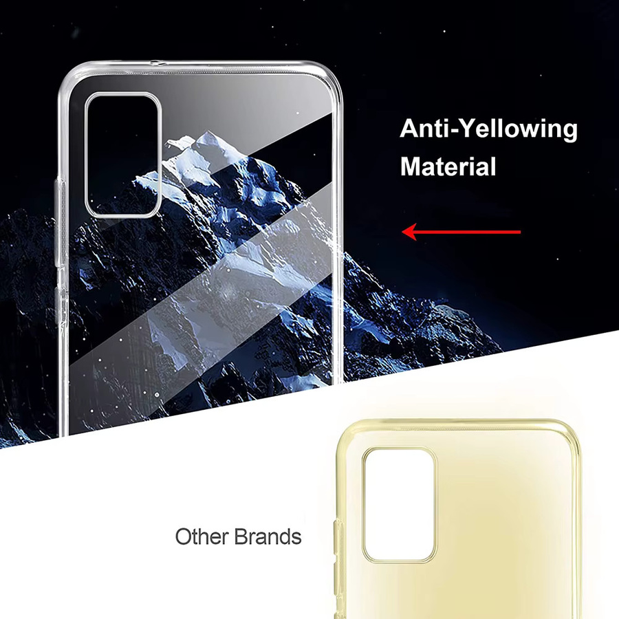 Transparente, stoßfeste und ultradünne Schutzhülle für Samsung Galaxy A-Serie (A20, A21s, A22, A30, A31, A32, A40, A41, A50, A51, A52, A70, A71, A72) - Bild 2