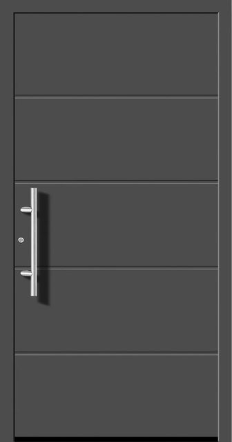 Aluminium-Haustür Splendoor Moderno M470/B in Anthrazit Metallic, Anschlag Links, B: 110 cm, H: 210 cm - Bild 1