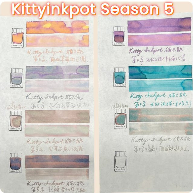 KittyInkpot Chromatographie-Glanz-Tinte Staffel 5 ALL IN, Mehrfarbig, 5 ml und 35 ml - Bild 1