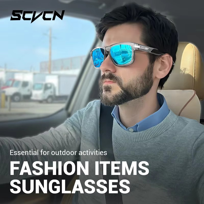 SCVCN Sportsonnenbrille, polarisiert, Vollrand, Unisex - Bild 2