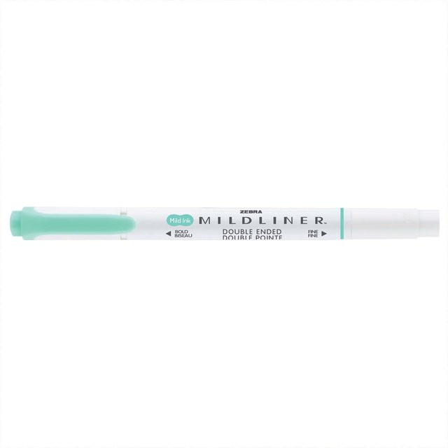 ZEBRA Mildliner Textmarker mit 2 Spitzen in Blau-Grün/Türkis - Bild 1