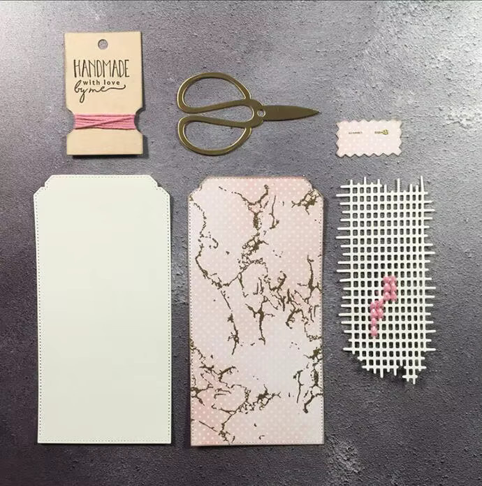 Metall Stanzform Hut und Bogen für Scrapbooking und Papierhandwerk in Silber - Bild 3