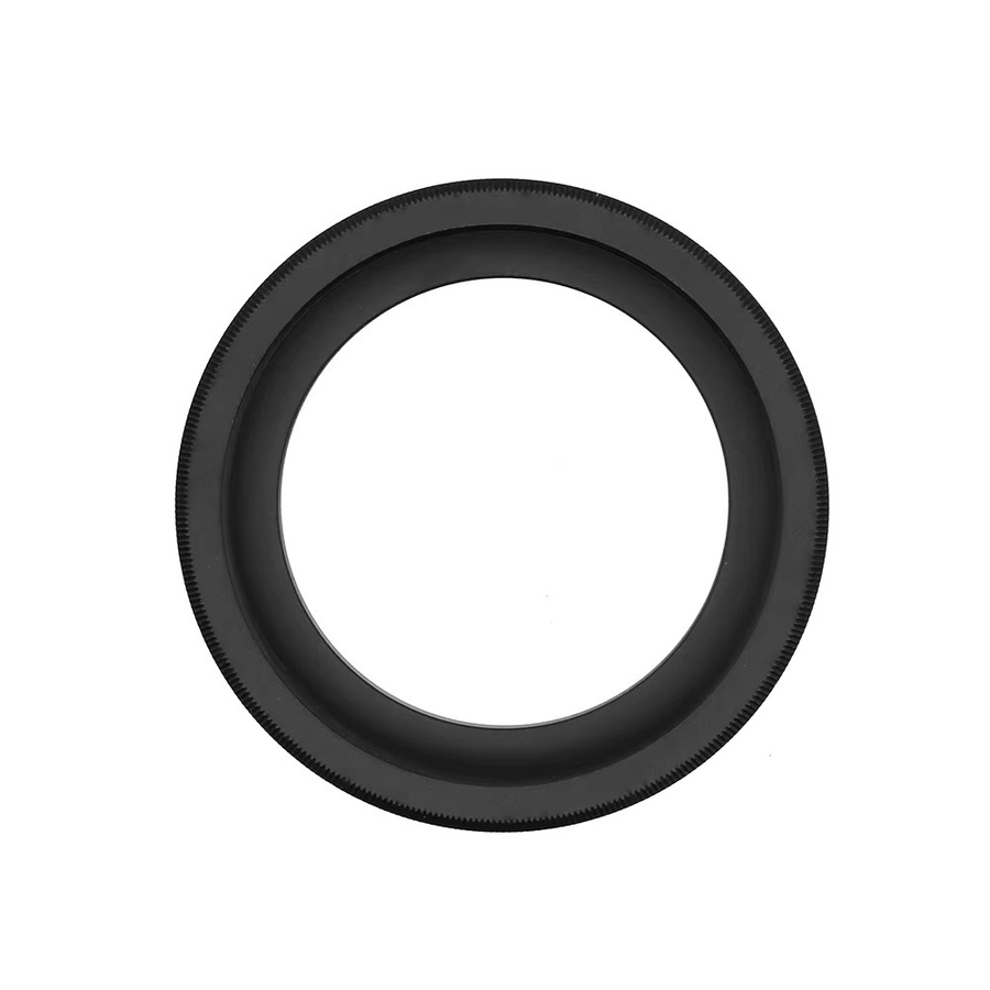 LingoFoto Teleskop-Adapterring M48 auf M42 in Schwarz mit Innengewinde M48x0,75mm und Außengewinde T2 M42x0,75mm - Bild 1