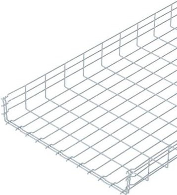 OBO Bettermann Gitterrinne 6002445 B: 600,00 mm, H: 105,00 mm, L: 3 m - Bild 1