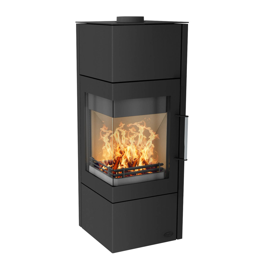 FIREPLACE Kaminofen Royal aus Stahl in Schwarz mit 6 kW Leistung - Bild 2