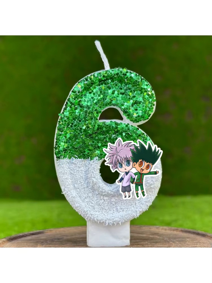 Bandai Hunter × Hunter Themen-Digitalkerzen, Geburtstagstorten-Dekoration - Bild 2