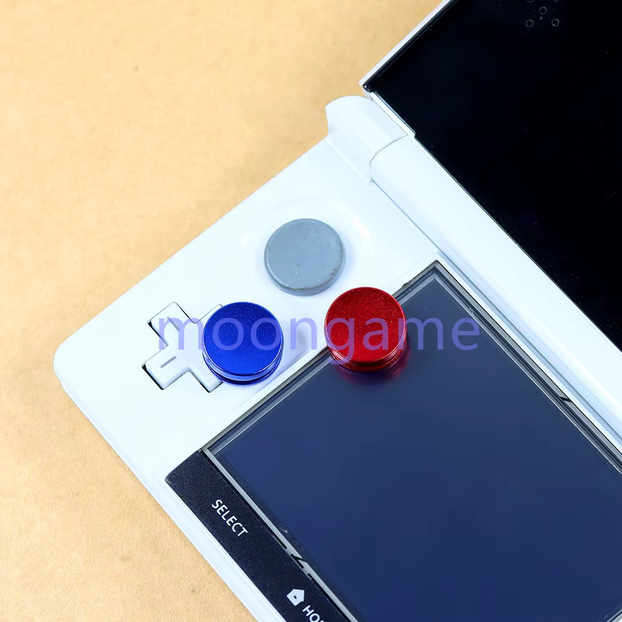 4 Stück Ersatz Metall Joystick Analog Thumb Pad Kappen für Nintendo 3DS, 3DS XL und 3DS LL in Grün und Multicolour - Bild 2