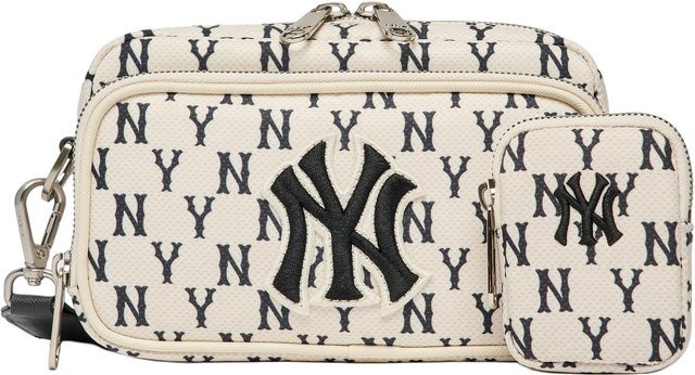 MLB Crossbody Tasche Mini, Unisex, Black White - Bild 1