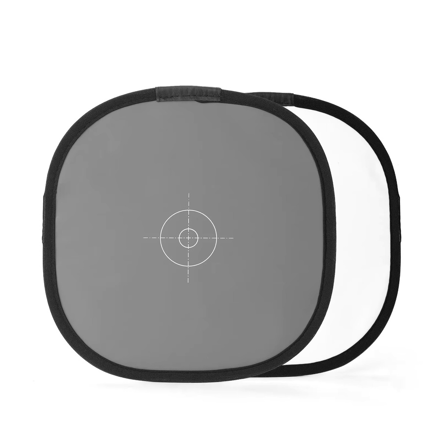 Tragbarer Fotografie Reflektor mit Grau- und Weiß-Balance Karte für den Weißabgleich, Durchmesser: 30 cm - Bild 6