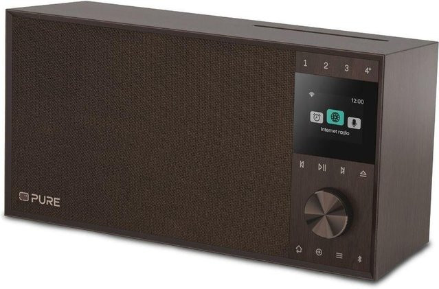 Evoke Home II Kompaktanlage Pure in Walnuss mit Bluetooth und USB-C - Bild 1