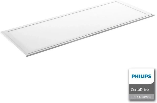 ENOVALITE LED-Panel Deckenleuchte mit Philips Driver, Weiß, B: 120 cm, T: 30 cm, 36 W, 3600 LM, Neutralweiß 4000K, UGR19 - Bild 1