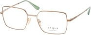 Vogue Eyewear VO 4340 Korrektionsbrille, Vollrand, Quadratisch, Metall, Braun, Gold, Damen - Bild 1