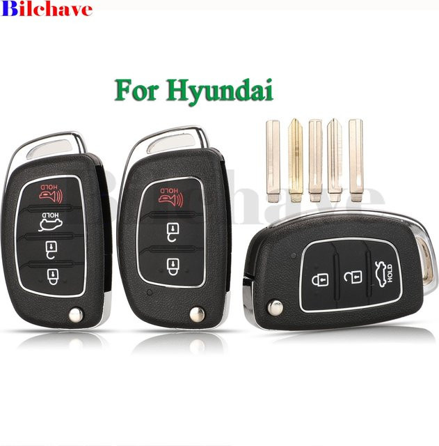 Jingyuqin Schlüsselanhänger Shell Remote, Hyundai HB20 Ix35 Ix45 Elantra Santa Fe New Verna - Bild 1