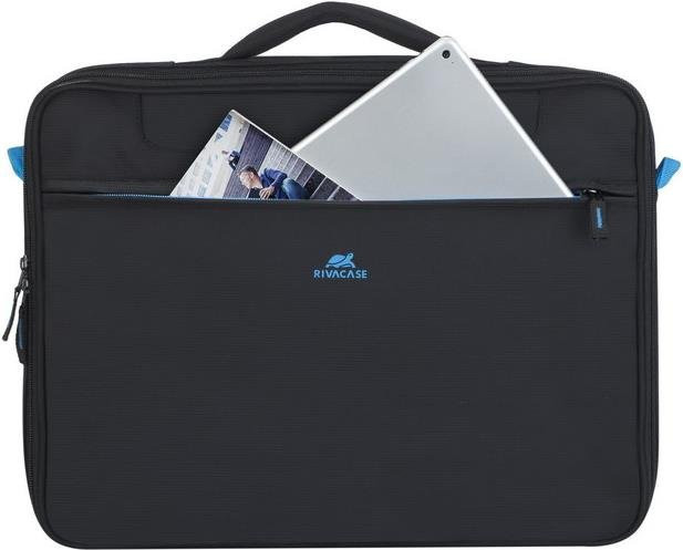 Rivacase Messengerhülle für 16 Zoll Laptops in Schwarz - Bild 1
