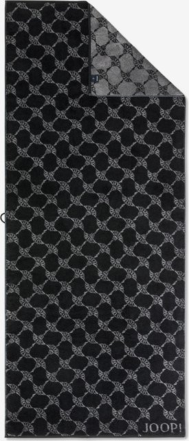 Saunatuch JOOP! Classic Cornflower in Schwarz aus flauschiger Baumwolle - Bild 1