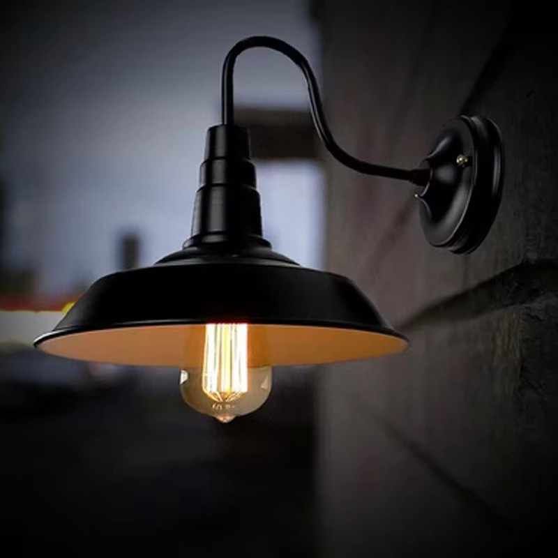 DARHYN Retro LED Wandleuchte für Außen und Innen, wasserdicht, Schwarz und Bronze - Bild 3