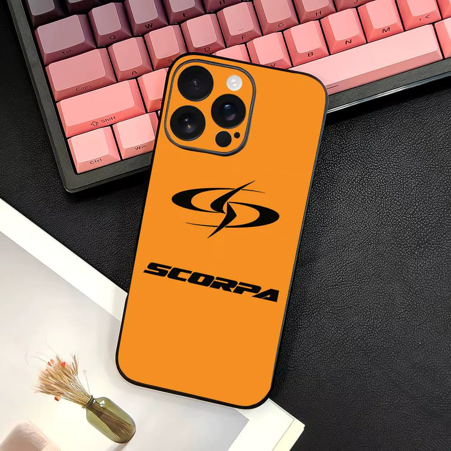S-Sherco Anime Handyhülle mit starker magnetischer Anziehung in Orange für iPhone 12 13 14 15 16 Pro Max Mini Plus - Bild 2