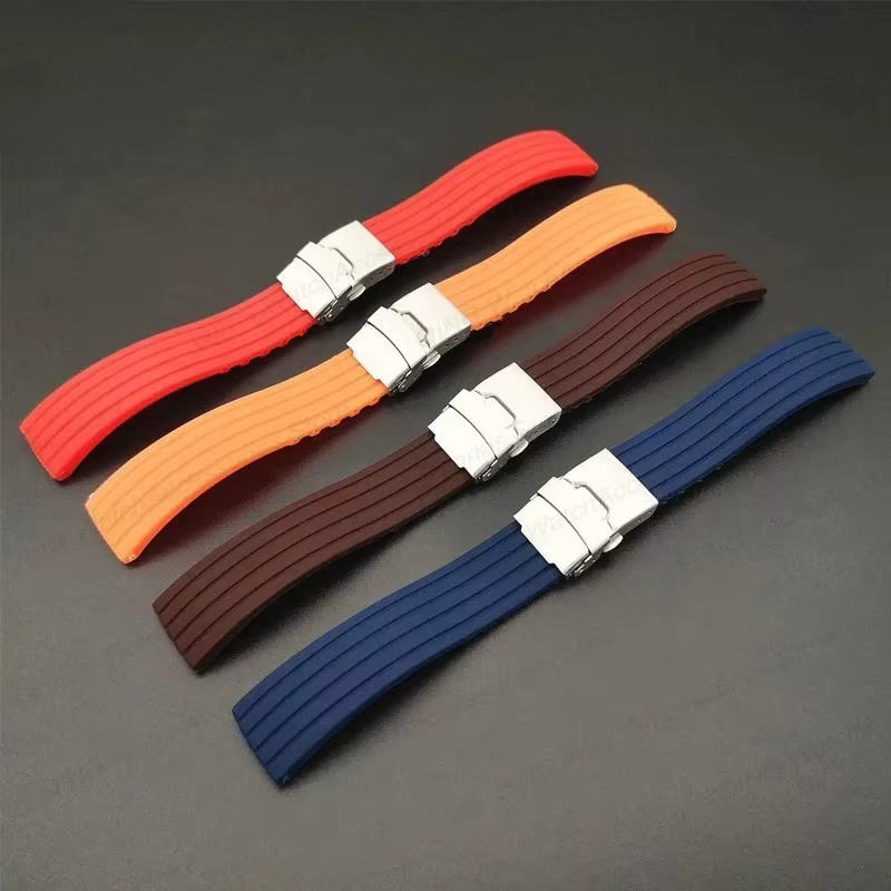 qinband Uhrenarmband Silikon, Herren, Bunt - Bild 2