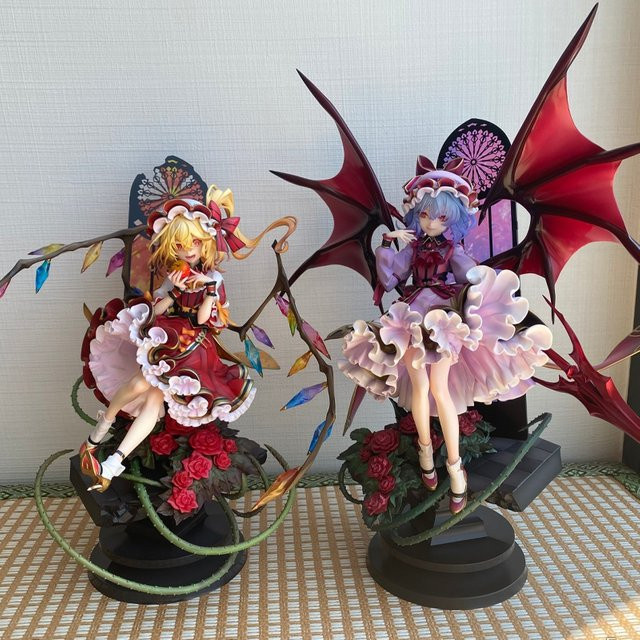XIWANXILE Touhou Project Remilia Scarlet Flandre Scarlet Sakuya Izayoi Action Figur, Modell Puppe, 32 cm - Bild 1