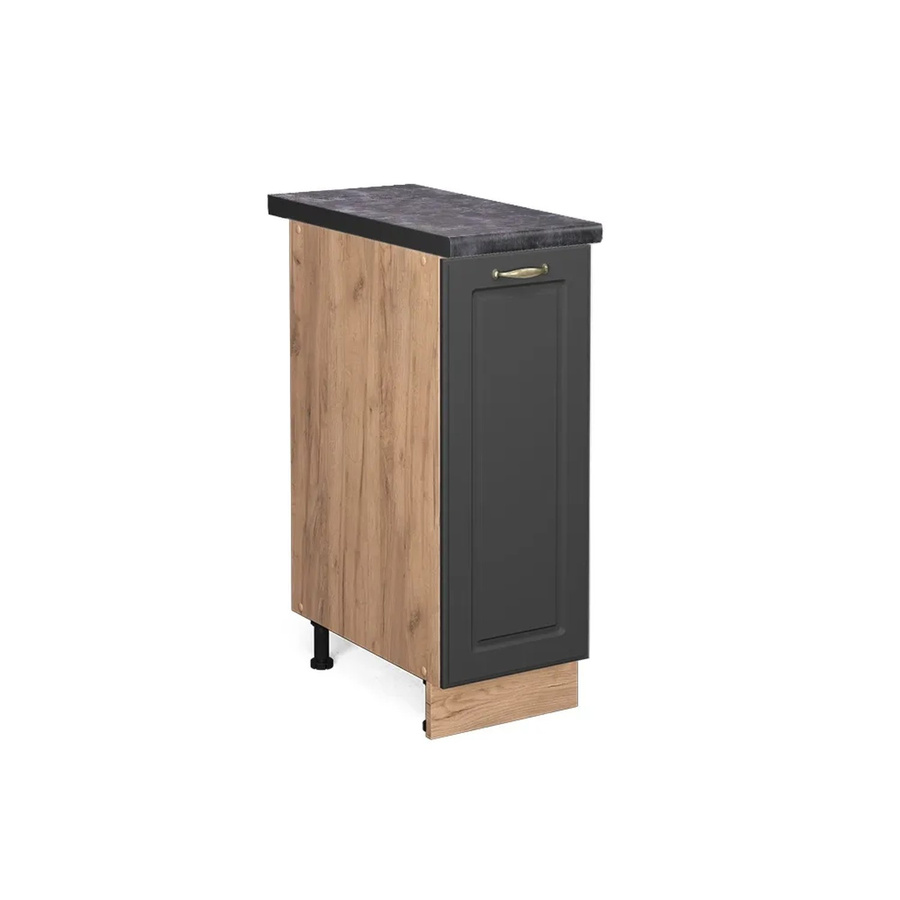 Vicco Apothekerschrank Fame-Line Anthrazit-Gold, Wandmontage, B/T/H: 60,0 x 30,0 x 82,0 cm - Bild 2