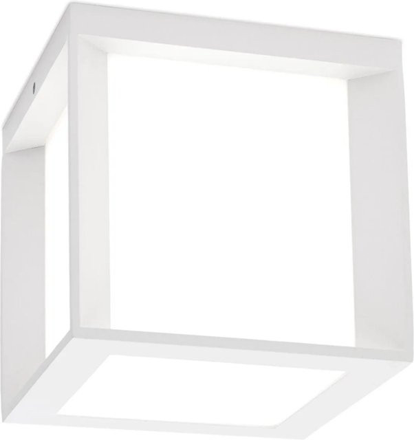 Orion Leuchten LED Außenleuchte Weiß aus Aluminiumdruckguss B/T/H: 16 x 16 x 16 cm - Bild 1