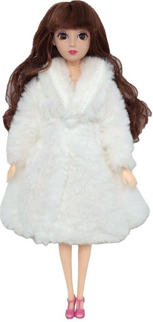 Bunte Mode Mini flauschige Kleidung Pelzmantel, Zubehör für 30 cm Puppe - Bild 1