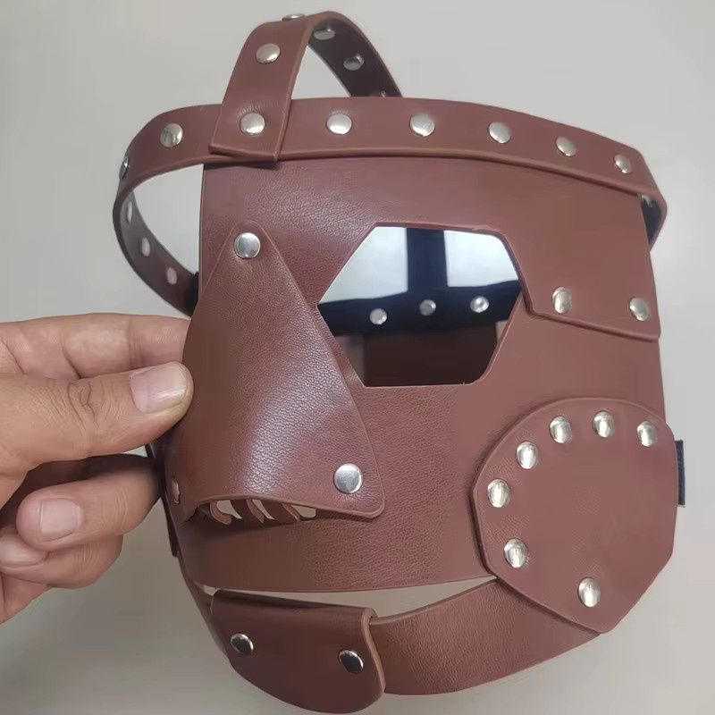 WOLFRIDER Maske, Fantasy, Gummi, Braun - Bild 3