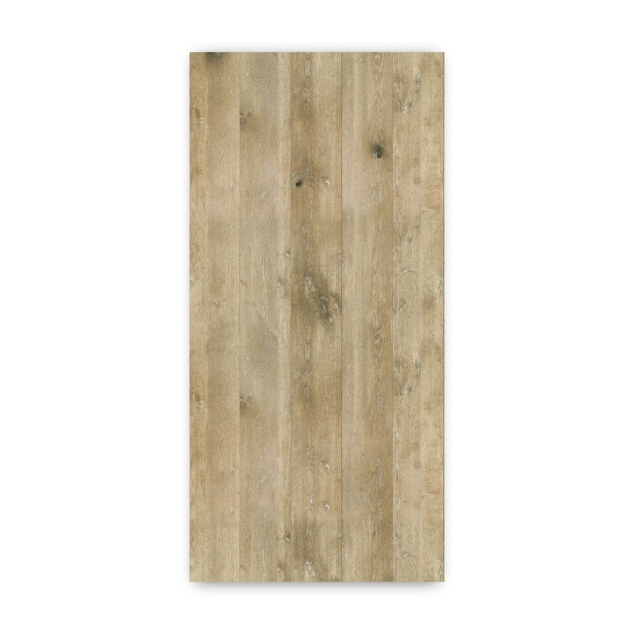 Walllux Duschrückwand Eiche Gekalkt in Holzoptik aus Alu-Verbund, Breite: 100 cm, Höhe: 210 cm, Stärke: 3 mm - Bild 2