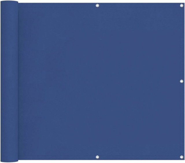 vidaXL Balkonsichtschutz aus Oxford-Stoff in Blau, Breite: 100 cm, Länge: 500 cm - Bild 1